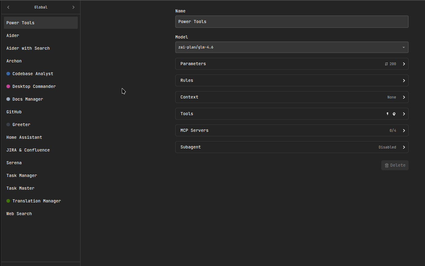 Agent Settings - Use Memory Tools