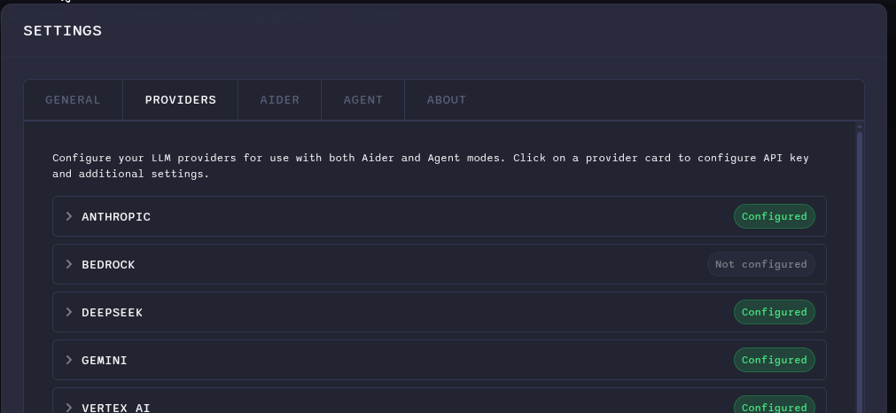 Setting API key for Anthropic
